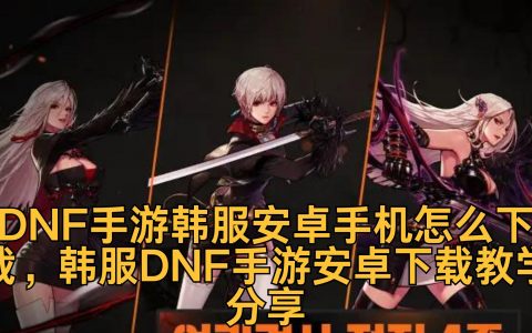 DNF手游韩服安装教程-如何在韩国服务器安装并玩转DNF手游
